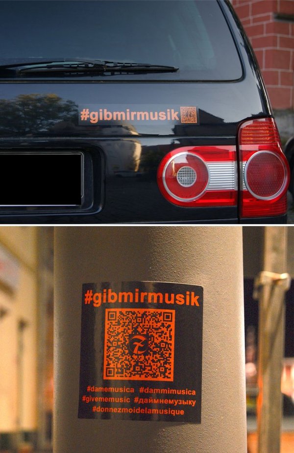 Stickerset #gibmirmusik